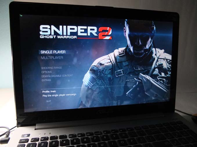 ASUS VivoBook S551 Review Gaming Sniper 2 Ghost Warrior