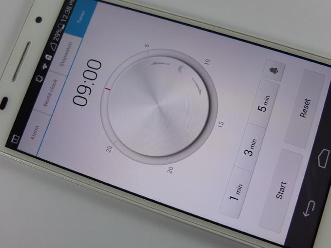 Huawei Ascend P6 Review Timer App