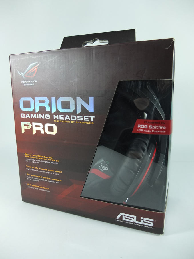 ASUS Orion Pro Gaming Headset Box