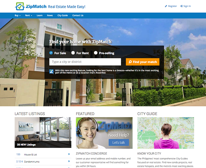 ZipMatch Website