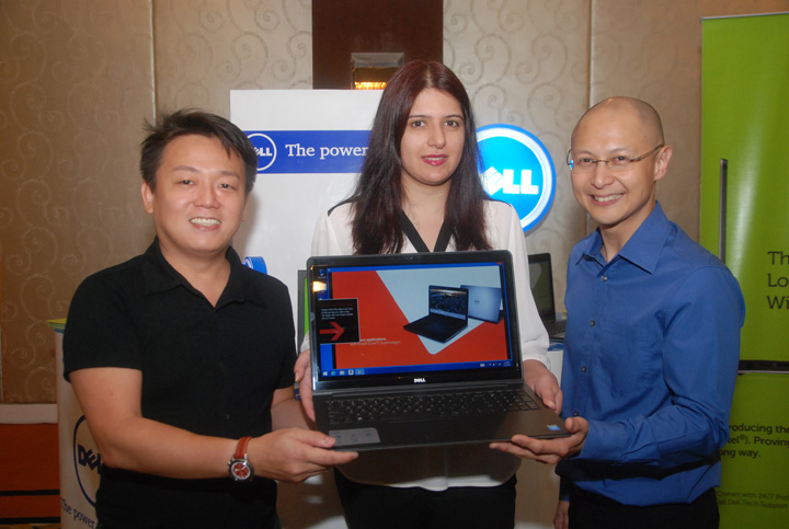 Charlz Adano, Marketing Mangr Dell Phil_ Nubla Iftikhar, Mrktng Operations Senior Advisor for Dell South Asia Devlpng Markets_ Wowie Wong, Intel Phil