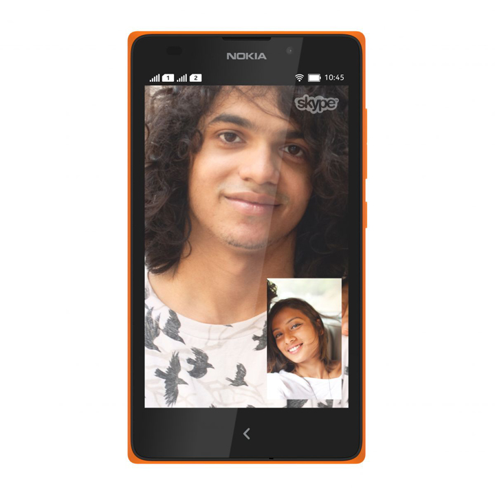 Nokia XL Orange - Front