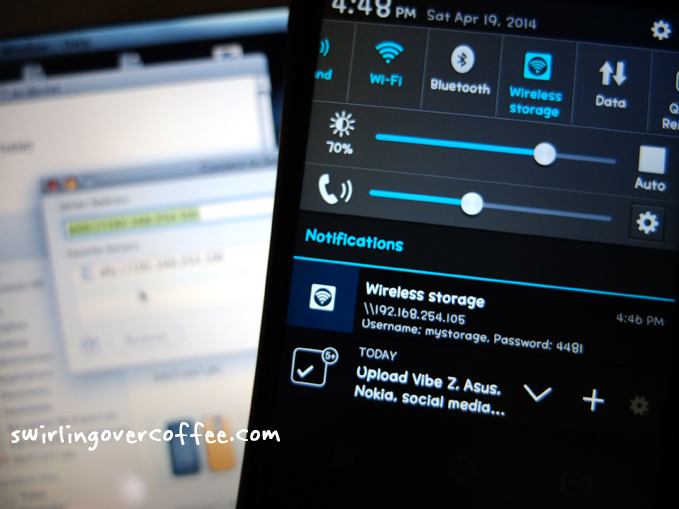 LG G Pad 8.3 Review, Wireless Storage