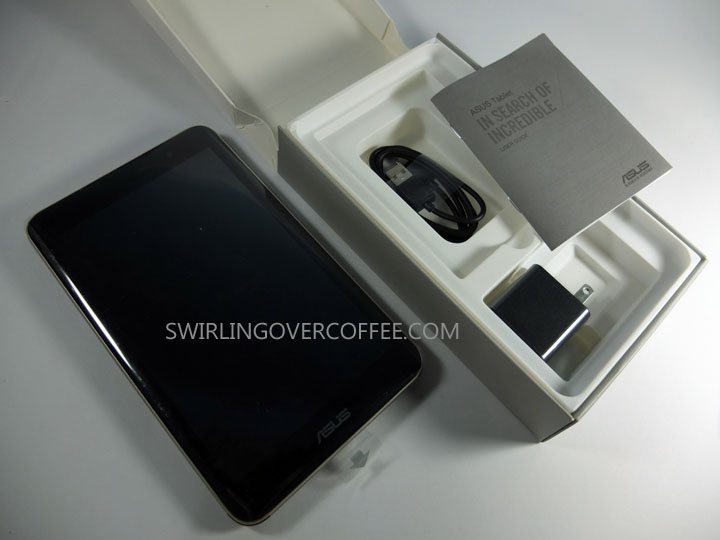 ASUS Memo Pad 7 Unboxing Contents