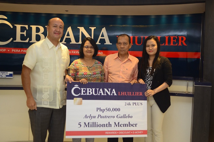 Photo_Cebuana Lhuillier fetes 5-millionth loyalty card member