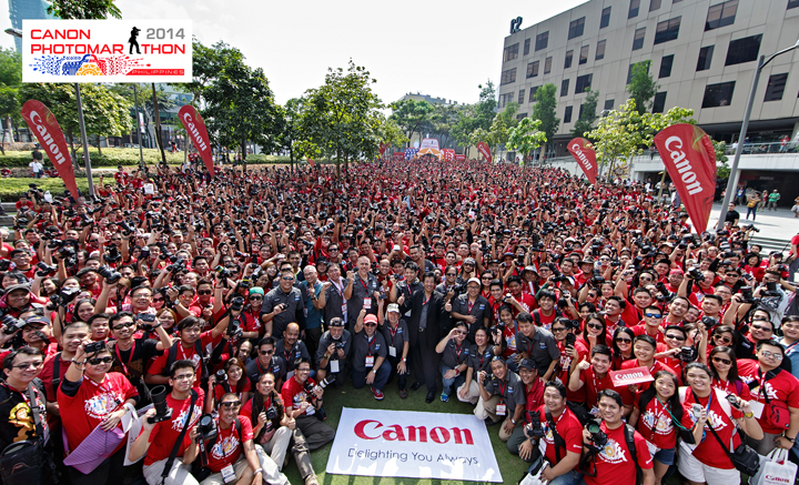 Canon Photomarathon 2014, Canon Group Hug photo