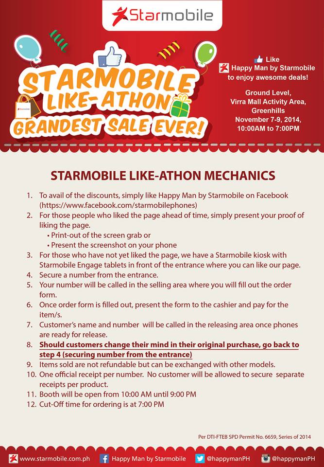 Starmobile 3-Day Sale
