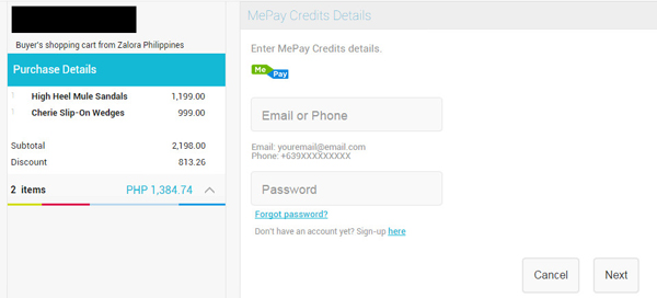 MePay Payment Page