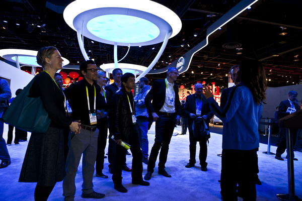 Intel Booth at CES 2015 in Las Vegas, Nevada