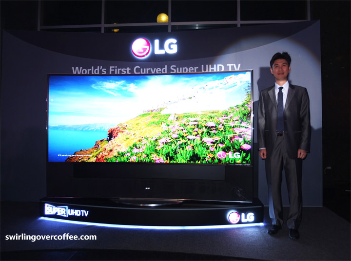 LG 105 inch curved ultra hd tv