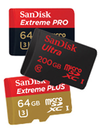 1SanDisk microSD™ Cards