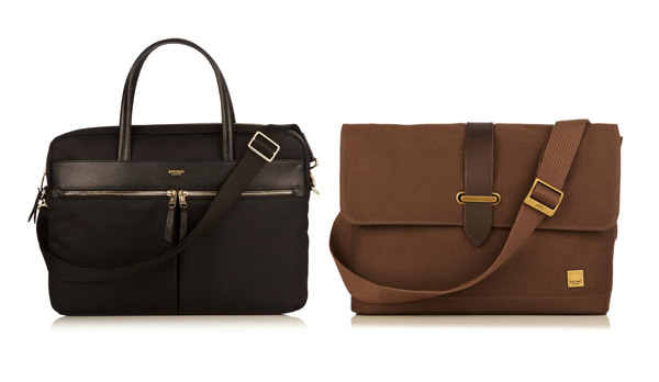London-based lifestyle brand Knomo London works its way among the chic crowd with contemporary and elegant iterations of laptop cases, including the Hanover Slim Briefcase in Black (left) and the Troon Canvas Messenger Bag in Sand (right). Knomo, which stands for Knowledge and Mobility, takes the mobile lifestyle to fashionable heights as it partners with Power Mac Center, Philippine Fashion Week’s Official Technology Retail Partner, for the staging of the Holiday 2015 Collections on June 12-14 at SM Aura Premier.