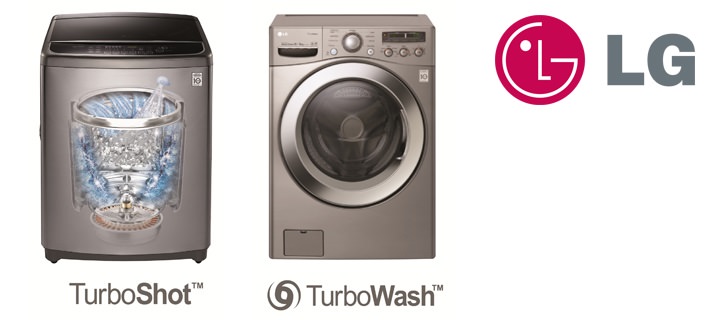 Tackle big loads of laundry fast and easy with LG’s revolutionary turbo washers