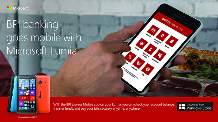 BPI Banking Goes Mobile with Microsoft Lumia