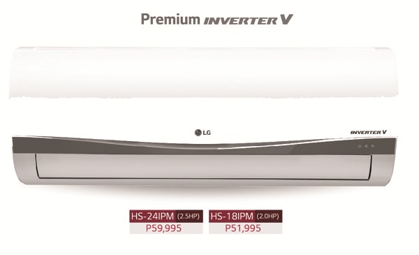 LG Premium Inverter V AC - HS-241PM (2.5 HP) and HS-181PM (2.0 HP)
