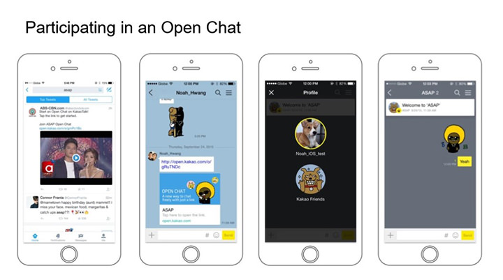 Kakao Talk, Open Chat, Instant Messenger