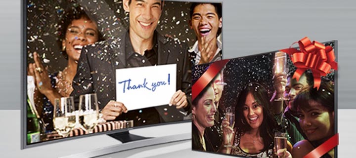 Samsung TV celebrates worldwide leadership  through a limited time promo