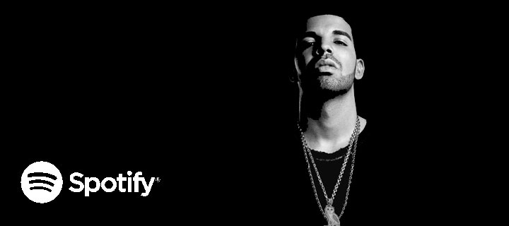 Drake Is The World’s Most Streamed Artist on Spotify for 2015