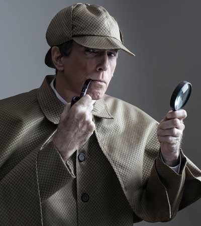 Paul Holmes plays William Gillette, a Broadway star known for his portrayal of detective Sherlock Holmes, both in the play and in real life. In The Game’s Afoot, he invites his castmates to his Connecticut castle for a weekend, where someone ends up dead. Gillette must channel his inner Holmes to track the killer and stop the next death.