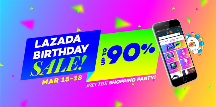 Lazada 4th Year Anniversary, Lazada 4-day Sale