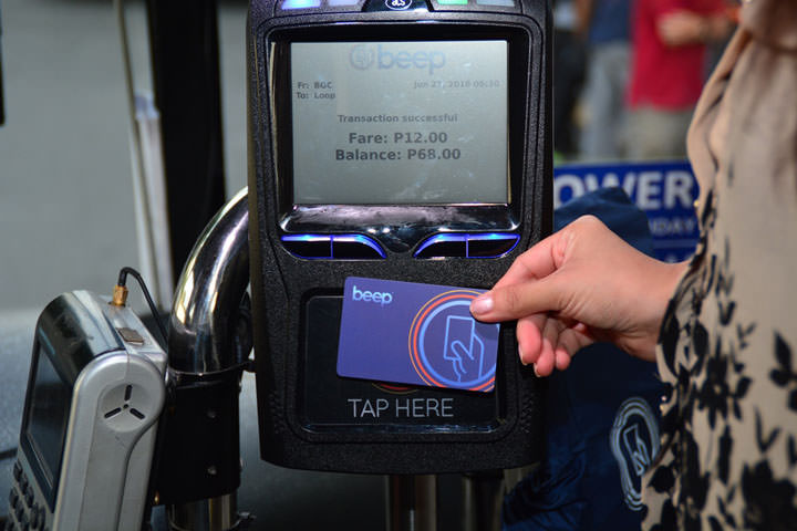 beep card, BGC bus, tapBGC stored value card