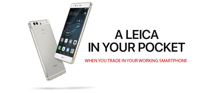 Trade-in Your Old Smartphones for a Huawei P9