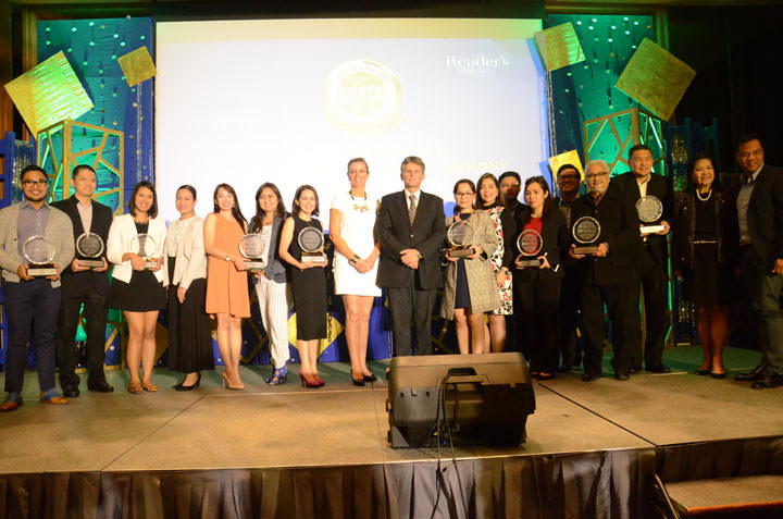 TRUSTED BRANDS 2016 Platinum WINNERS with Walter Beyleveldt, Reader’s Digest Managing Director, Asia Pacific and Ms. Sheron White, RD Group Advertising and Retail Sales Director