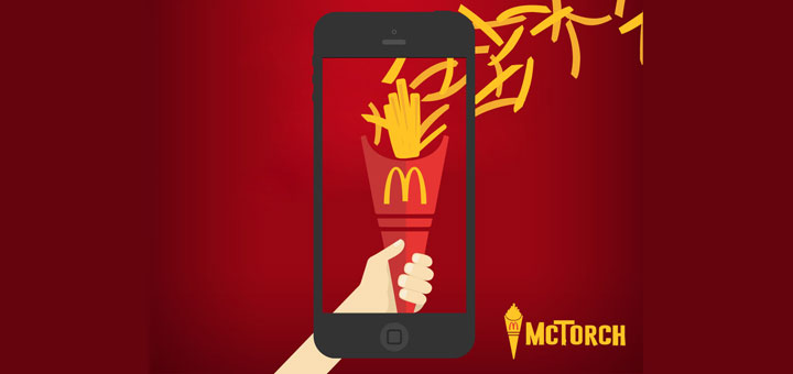 Pass the McTorch to get free fries