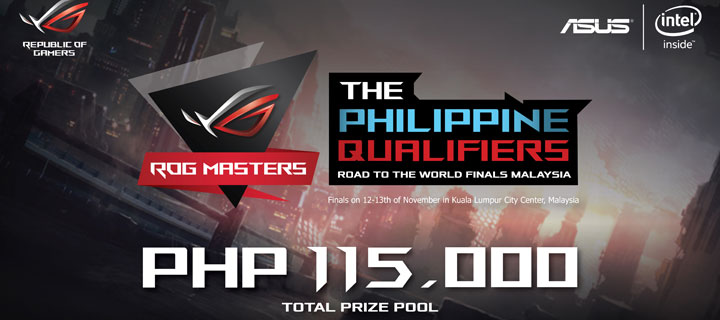 ASUS Republic Of Gamers (ROG) Officially Announces ROG Masters 2016 Gaming Tournament Philippine Qualifiers for DOTA 2 and CS:GO