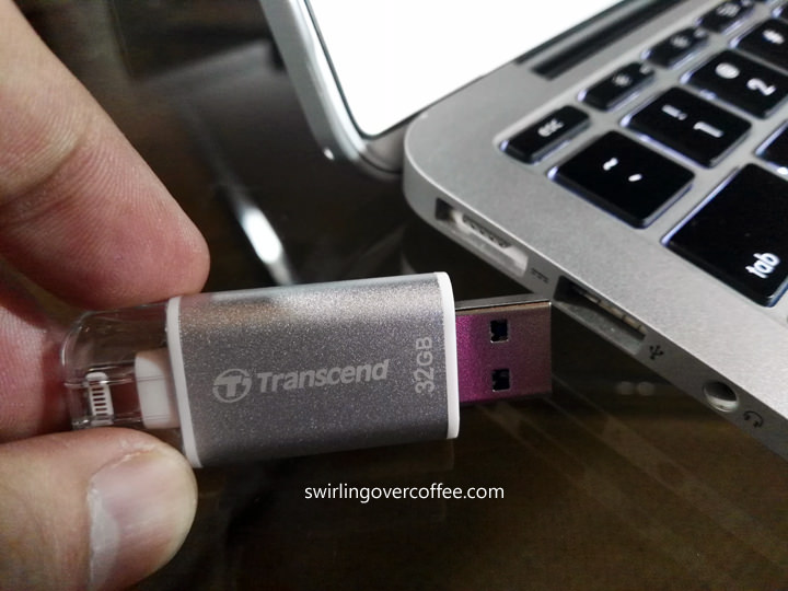 Transcend JetDrive Go 300S, external flash drive, USB drive for iPhone