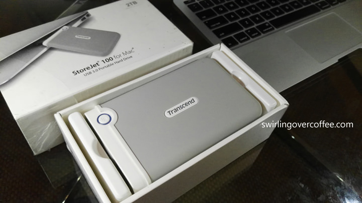 Transcend StoreJet 100 for Mac, external hard drive, portable hard drive