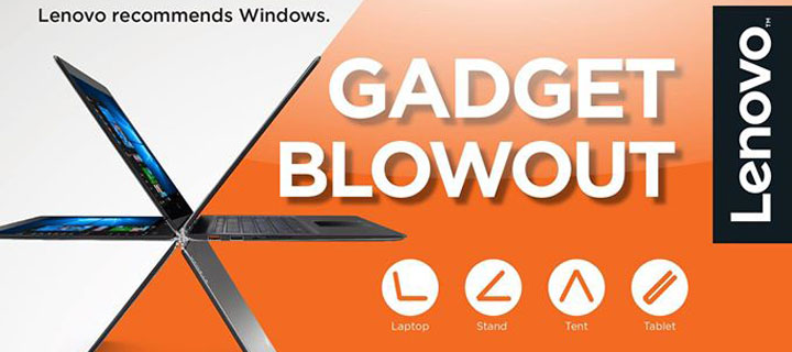Lenovo offers consumers exciting freebies with the Lenovo Gadget Blowout