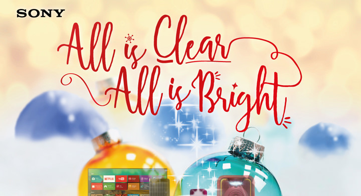 Experience Everything Clear and Bright this Christmas with Latest Gadgets from Sony