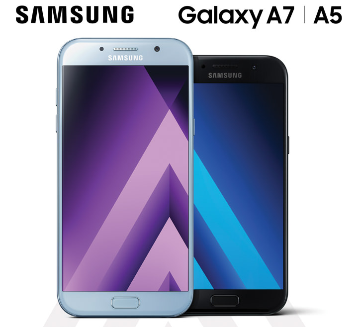 Samsung Galaxy A Series 2017, Samsung Galaxy A5, Samsung Galaxy A7
