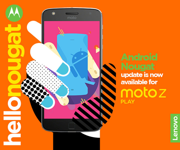 Android Nougat, Moto Z Play