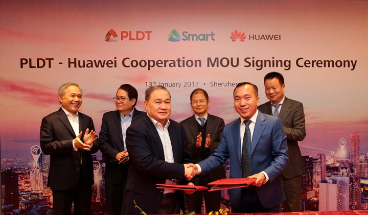 PLDT, Smart seal 5G partnership with Huawei