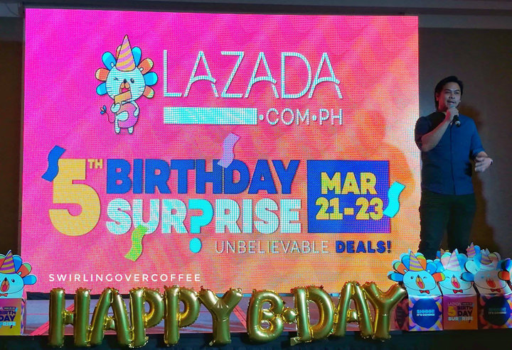 Lazada 5th Birthday Surprise
