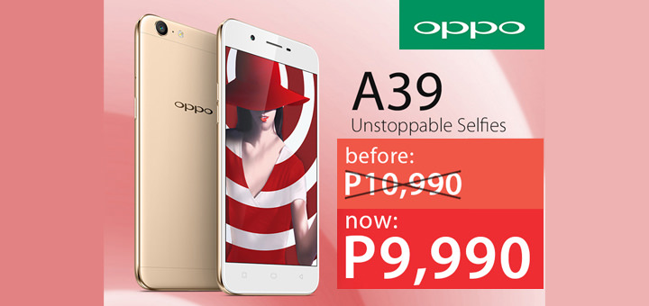 Your Summer Vacay Phone, the OPPO A39, Gets a P1,000 Price Cut