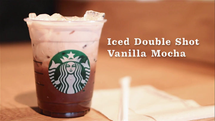 Starbucks Iced double shot Vanilla Mocha