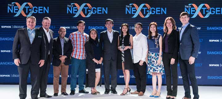 Microgenesis Business System Awarded Sophos Partner of the Year for ASEAN at 2017 APJ Partner Conference