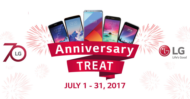 Get the LG G6 for only P29,990 during LG’s 70th Anniversary