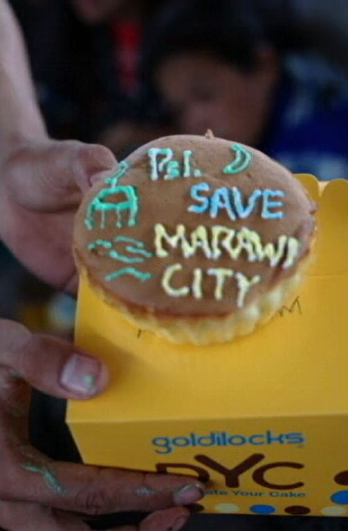 Goldilocks Cares for Marawi DIY Cake Decoration