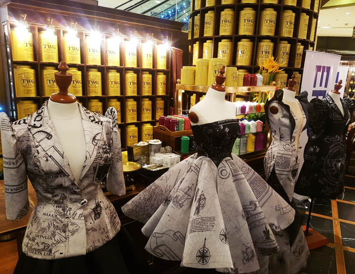 Epson Brand Ambassador John Herrera's “Armada” is a 30-piece apparel for women digitally printed on textile.