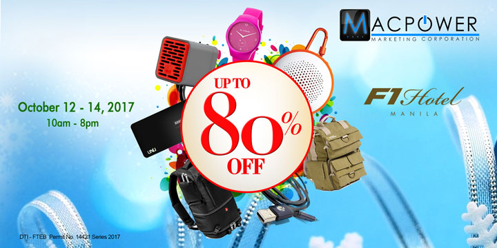 Get up to 80% off at the MacPower Gadget Sale from Oct 12 to 14