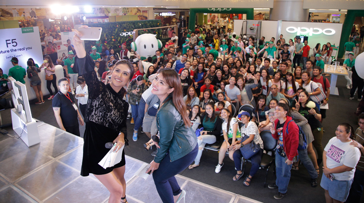 OPPO SM Megamall with Sanya Lopez.