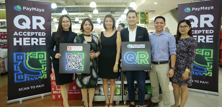 PayMaya QR cashless payment technology to deploy in all Robinsons Malls nationwide