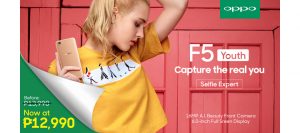 OPPO F5 Youth price cut: P12990 from P13990