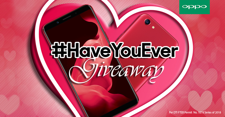 OPPO #HaveYouEver Giveaway