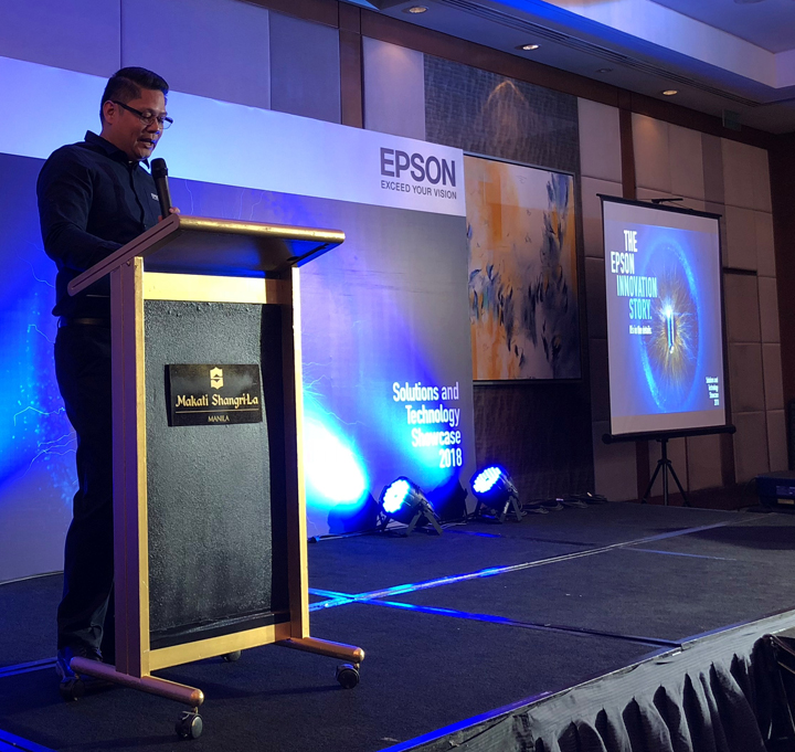 The Epson Solutions and Technology showcase called “Our Innovation Story”,is a culmination of Epson’s leading innovations across print, scan, label, projection and wearable solutions.