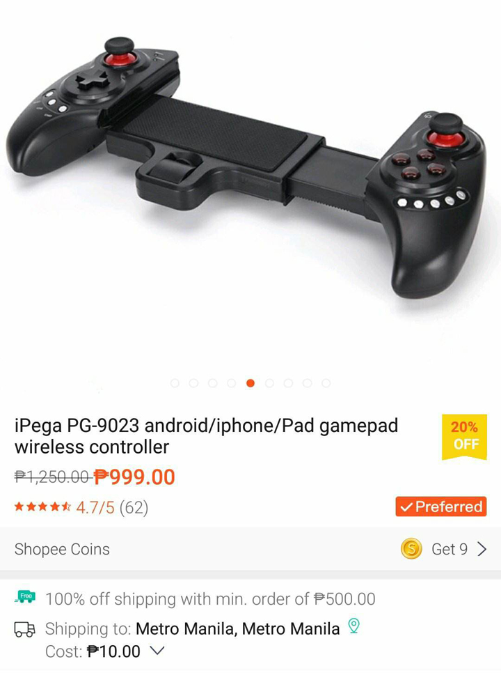 iPega PG-9023 Android Gamepad Wireless Controller